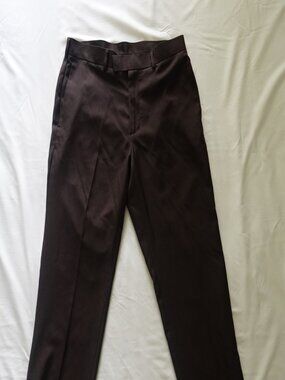 Perry Ellis Men's Dark Brown Dress Pants